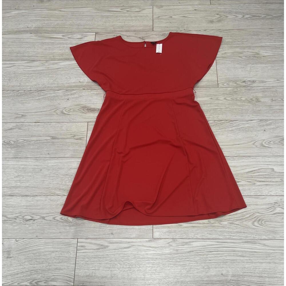 NEW WITH TAGS Ann Taylor Women's Red Solid Dresses SIZE 14 $108
